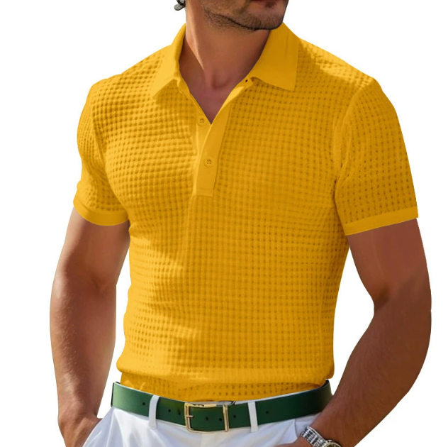 Derrick – Men’s Vintage-Inspired Polo Shirt
