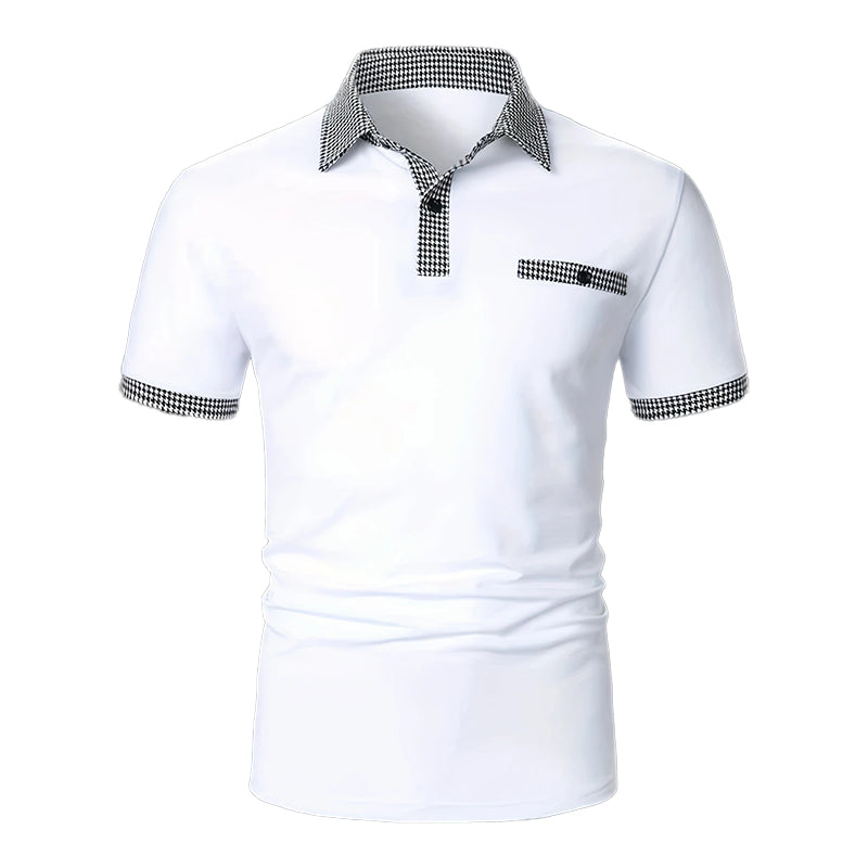 Bastien – Men’s Button-Down Short Sleeve Polo Shirt