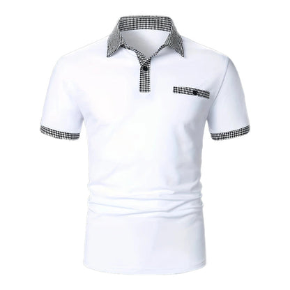 Bastien – Men’s Button-Down Short Sleeve Polo Shirt
