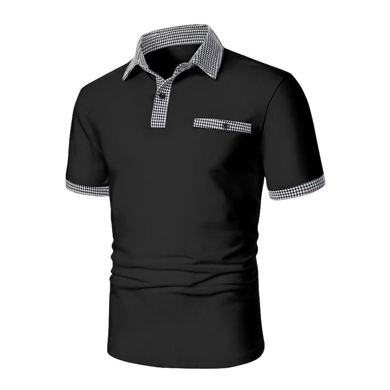 Bastien – Men’s Button-Down Short Sleeve Polo Shirt