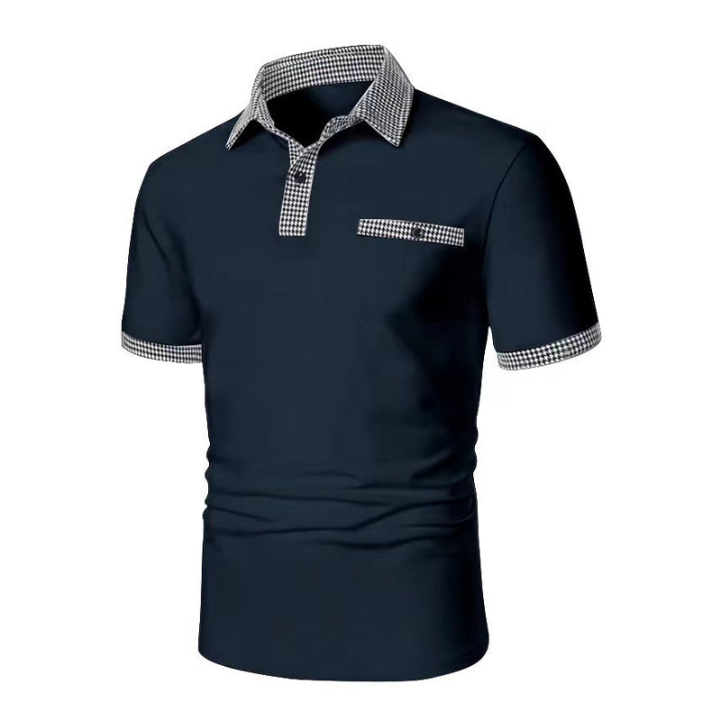 Bastien – Men’s Button-Down Short Sleeve Polo Shirt