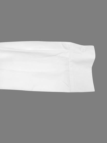 Elise – Women’s Long Sleeve Midi Shirt Dress