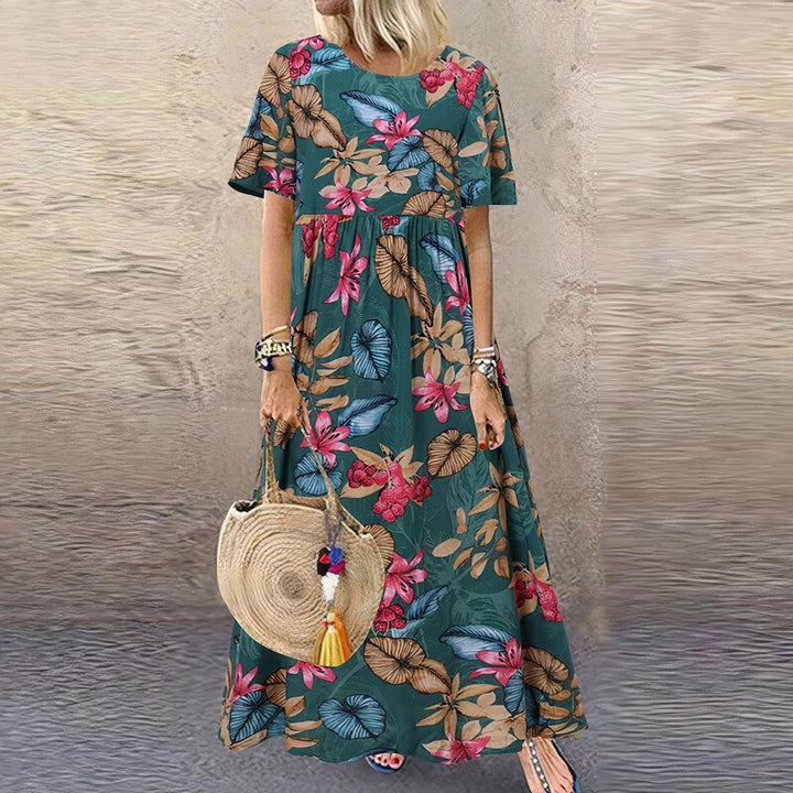 LOTTE™ - VIBRANT FLORAL MAXI DRESS