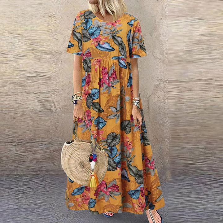 LOTTE™ - VIBRANT FLORAL MAXI DRESS