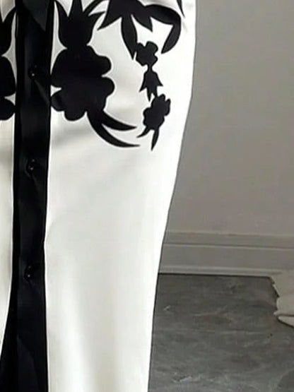 Bianca – Women’s Floral Tie-Waist Midi Dress