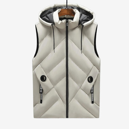 Evan – Men’s Hooded Quilted Puffer Vest