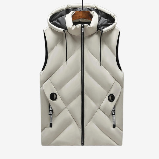 Evan – Men’s Hooded Quilted Puffer Vest