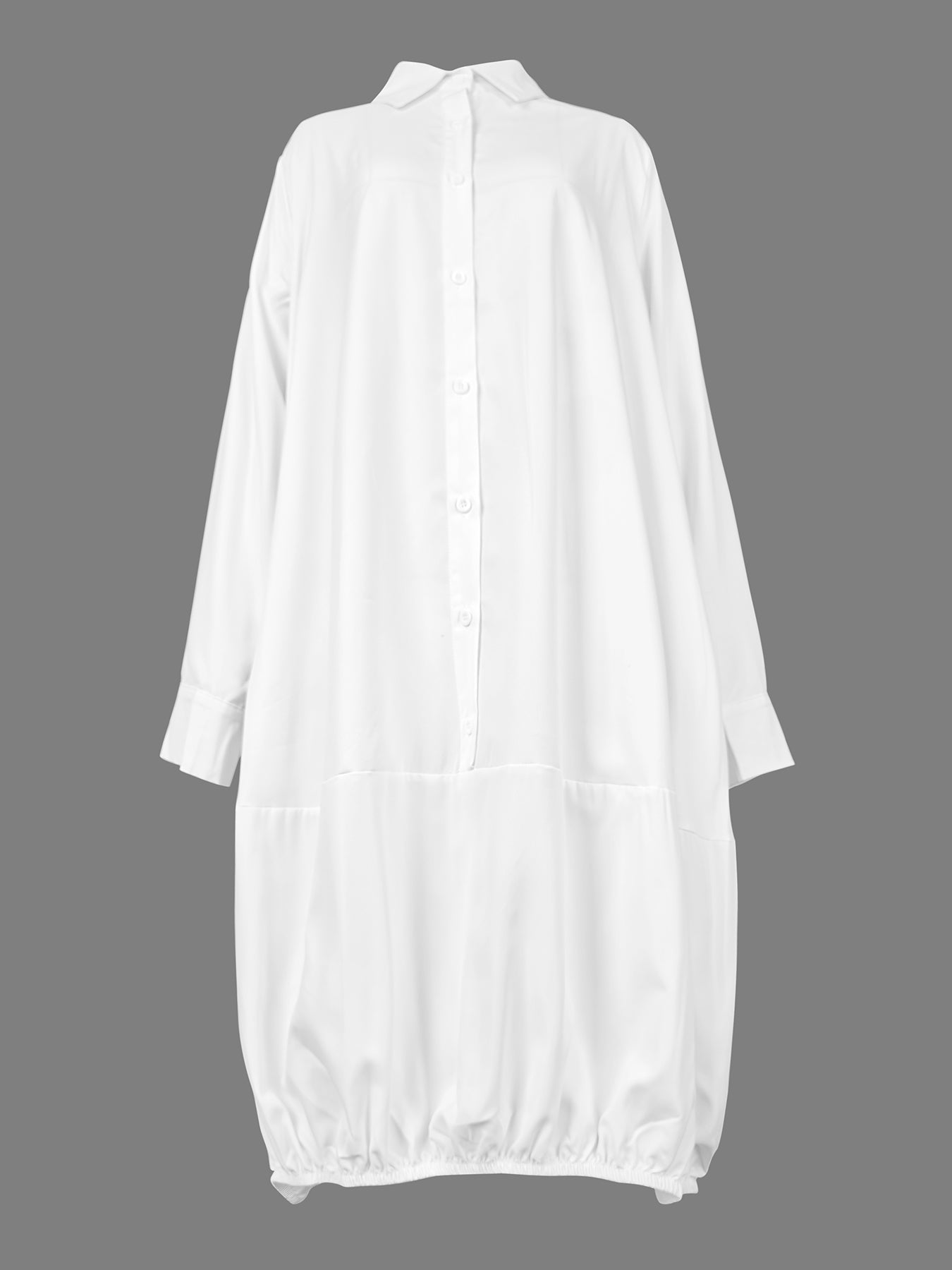 Elise – Women’s Long Sleeve Midi Shirt Dress