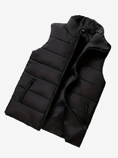 Marcus – Men’s Black Winter Puffer Vest