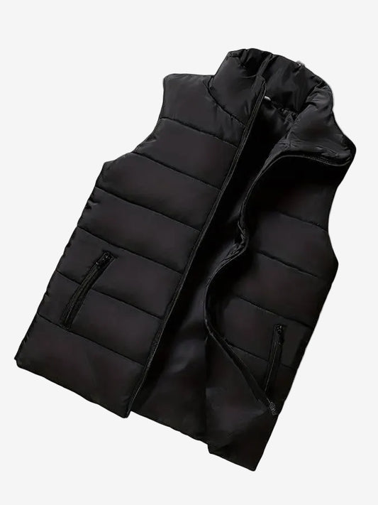 Marcus – Men’s Black Winter Puffer Vest