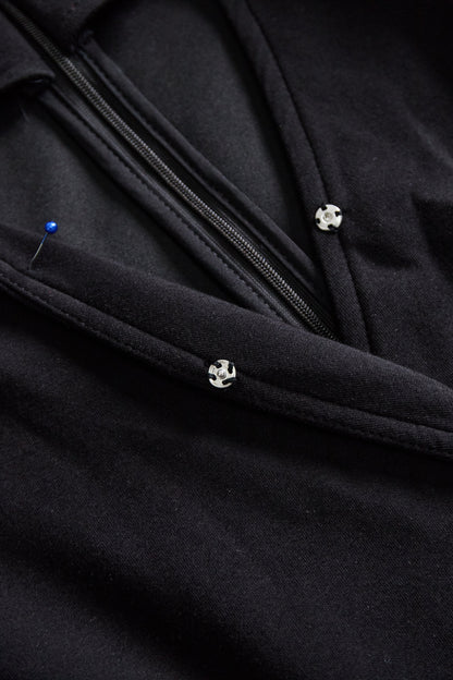 Mirella – Women’s Wrap-Style Buttoned Midi Dress