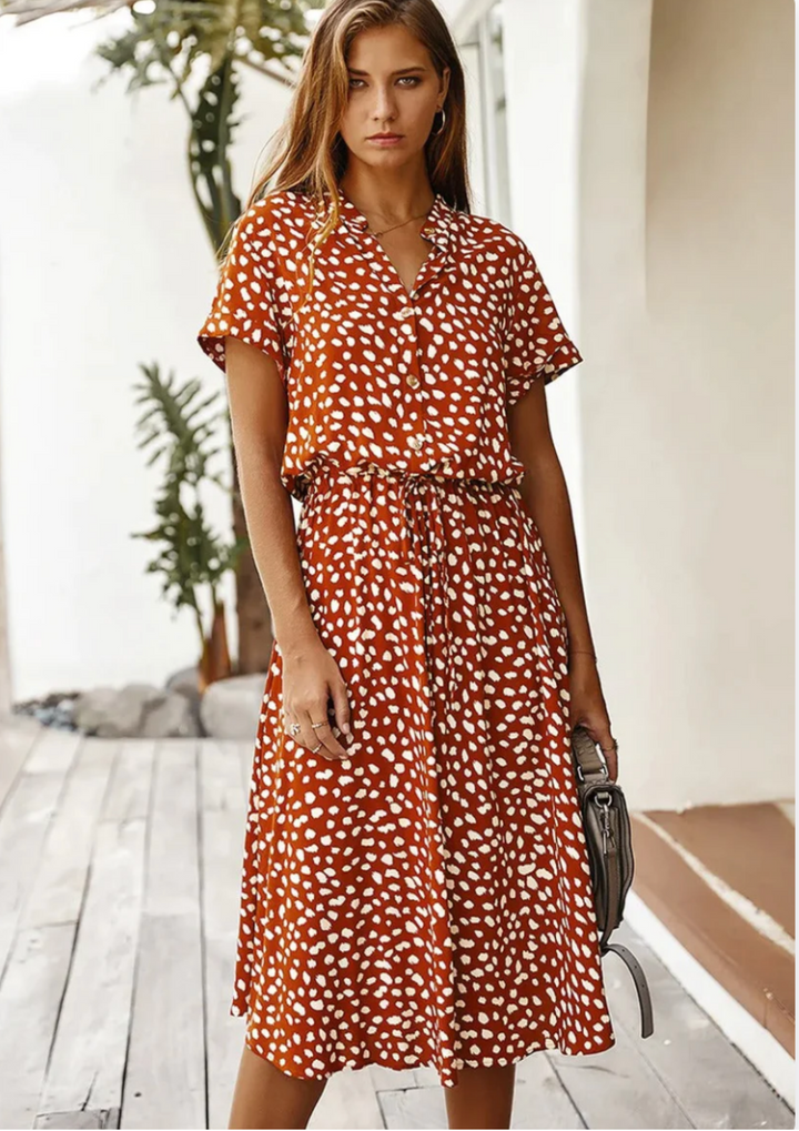 LOUISA™ - POLKADOT LOOSE FIT DRESS