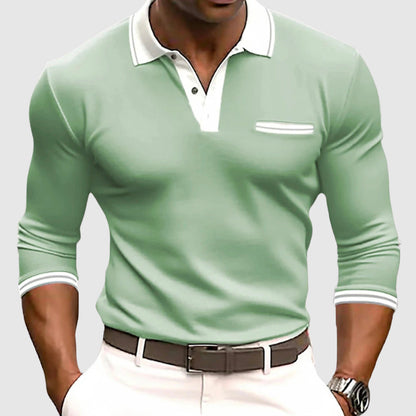 Roberto – Men’s Contrast Trim Polo Shirt