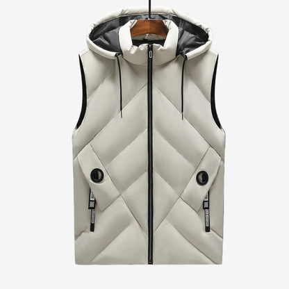 Evan – Men’s Hooded Quilted Puffer Vest