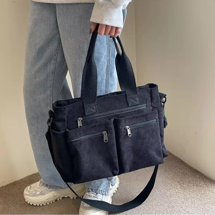 LACY™ - URBAN CORDUROY TOTE