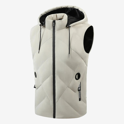 Evan – Men’s Hooded Quilted Puffer Vest
