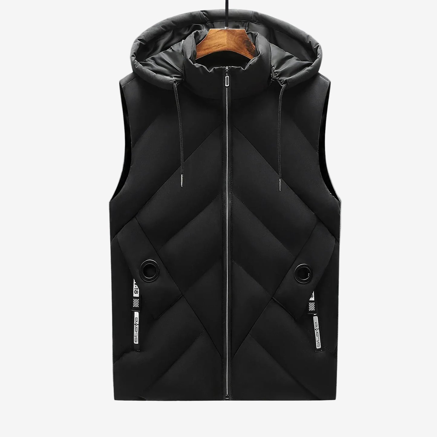 Evan – Men’s Hooded Quilted Puffer Vest