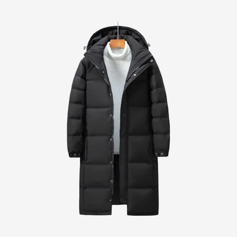Daniel – Men’s Hooded Long Winter Puffer Jacket