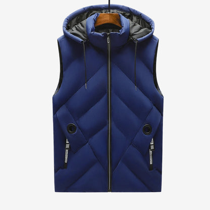 Evan – Men’s Hooded Quilted Puffer Vest