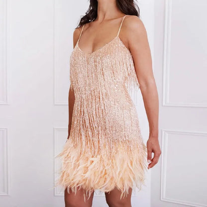 Lily – Women’s Fringe Detail Cocktail Dress