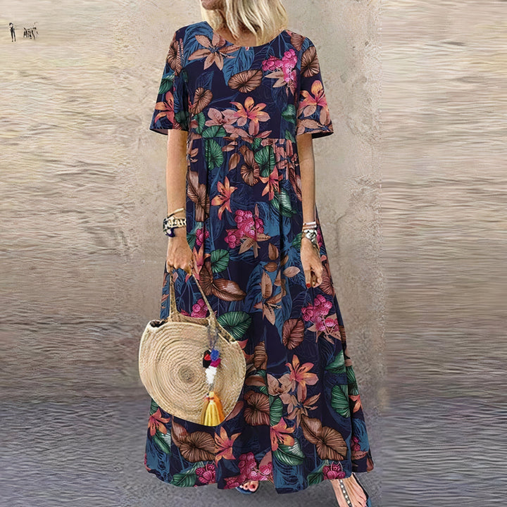 LOTTE™ - VIBRANT FLORAL MAXI DRESS