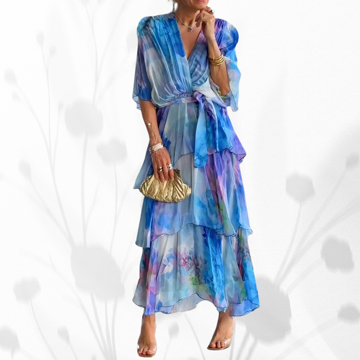 CAMILLE™ - CHIC CHIFFON MIDI DRESS