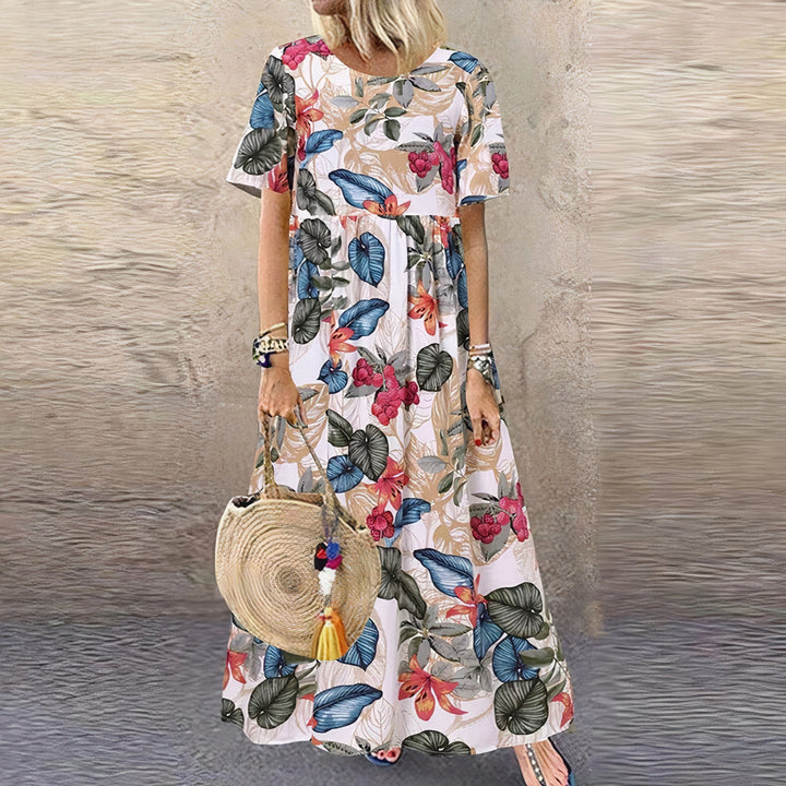 LOTTE™ - VIBRANT FLORAL MAXI DRESS