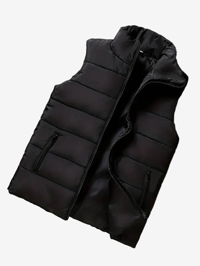 Marcus – Men’s Black Winter Puffer Vest