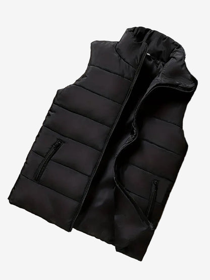 Marcus – Men’s Black Winter Puffer Vest