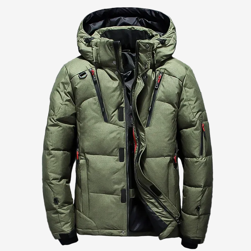 Oliver – Men’s Hooded Quilted Winter Puffer Jacket