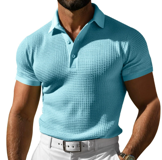 Derrick – Men’s Vintage-Inspired Polo Shirt