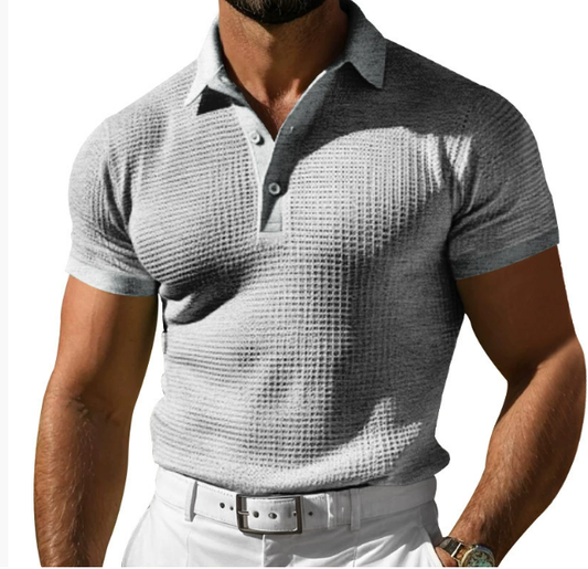 Derrick – Men’s Vintage-Inspired Polo Shirt