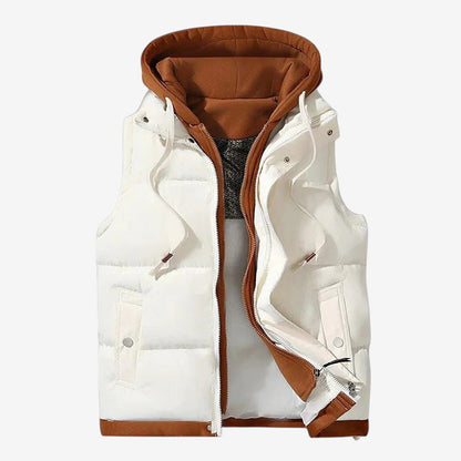 Aaron – Men’s Hooded Quilted Puffer Vest
