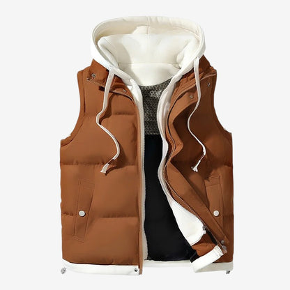 Aaron – Men’s Hooded Quilted Puffer Vest
