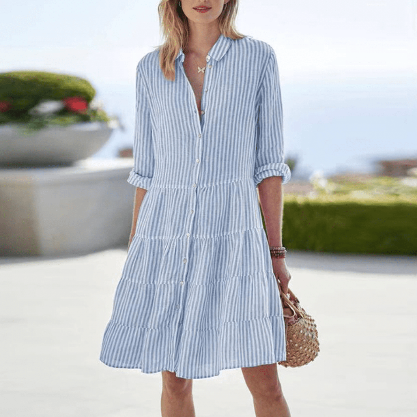 Anna – Women’s Striped Summer Dress