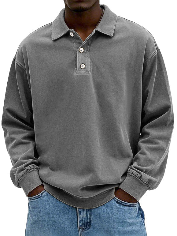 Adrien – Men’s Long Sleeve Polo Shirt