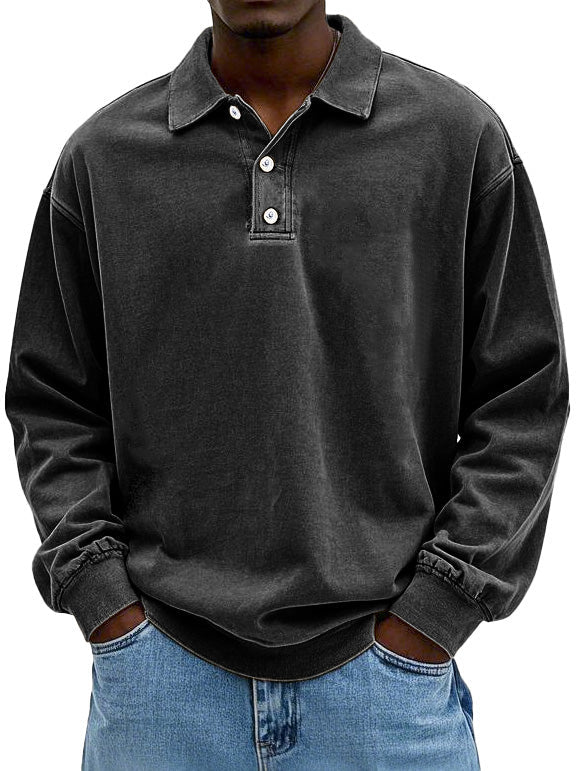 Adrien – Men’s Long Sleeve Polo Shirt