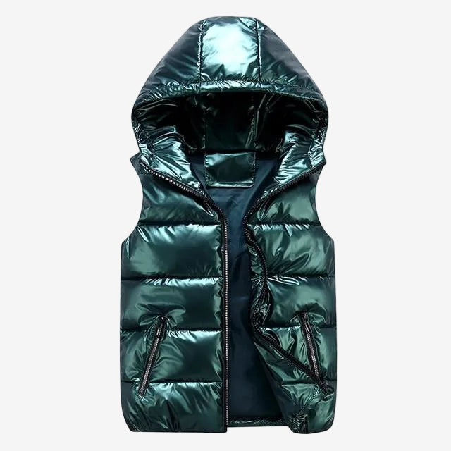 Owen – Men’s Hooded Quilted Puffer Vest