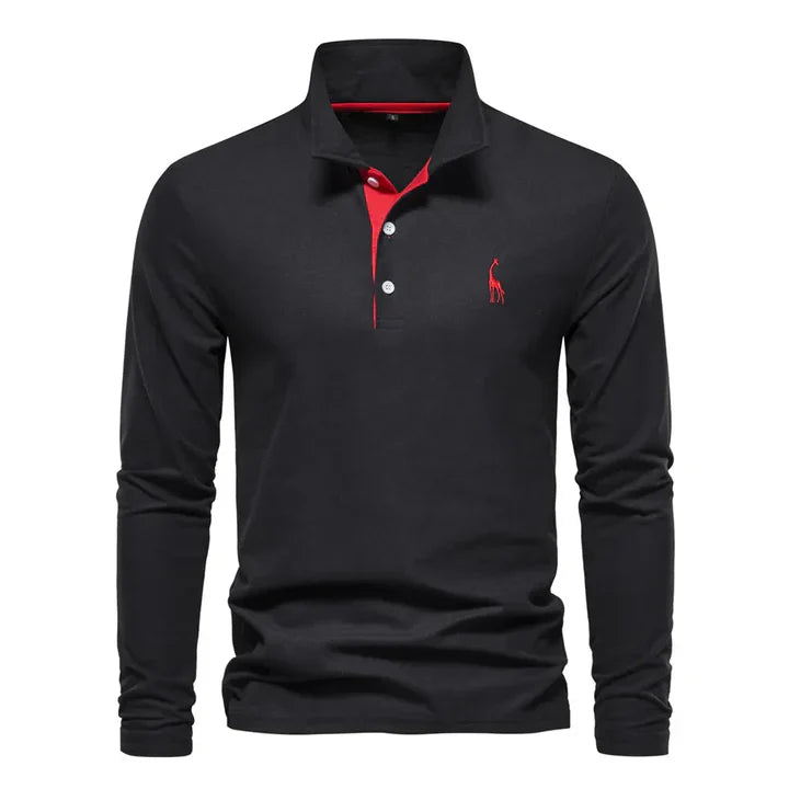 Theo – Men’s Long Sleeve Polo Shirt