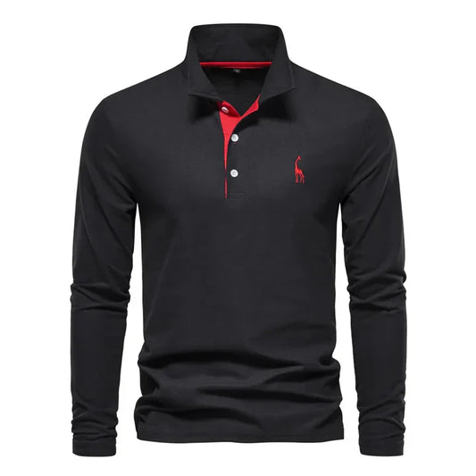 Theo – Men’s Long Sleeve Polo Shirt