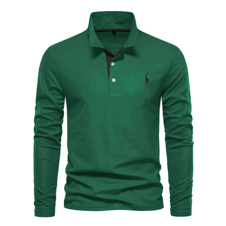 Theo – Men’s Long Sleeve Polo Shirt