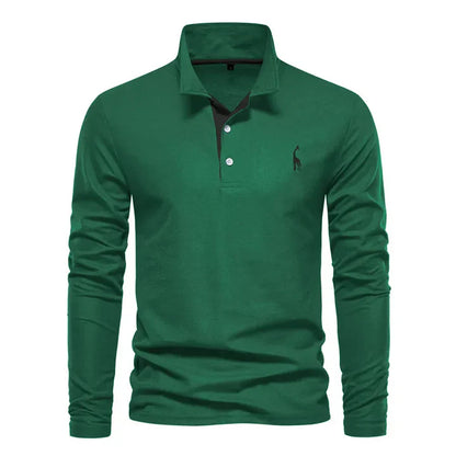 Theo – Men’s Long Sleeve Polo Shirt