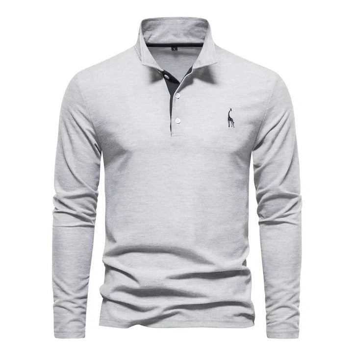 Theo – Men’s Long Sleeve Polo Shirt