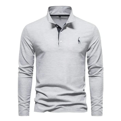 Theo – Men’s Long Sleeve Polo Shirt