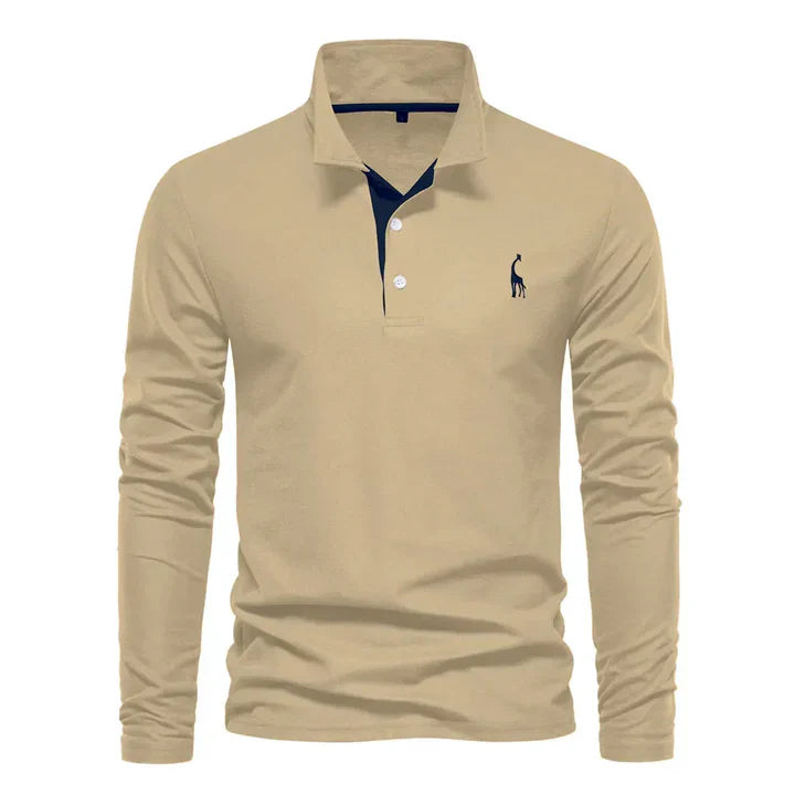 Theo – Men’s Long Sleeve Polo Shirt