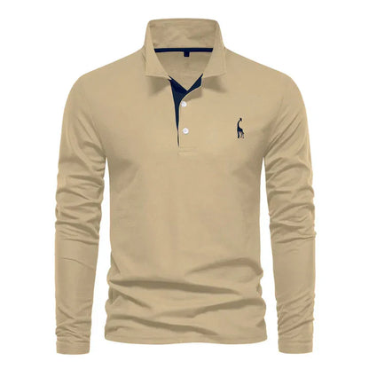 Theo – Men’s Long Sleeve Polo Shirt